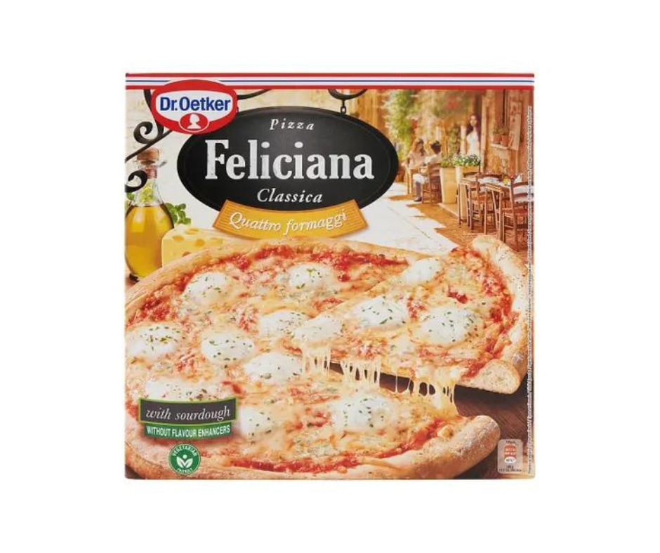 Pica saldēta ar četru veidu sieriem Feliciana 325g, Dr.Oetker