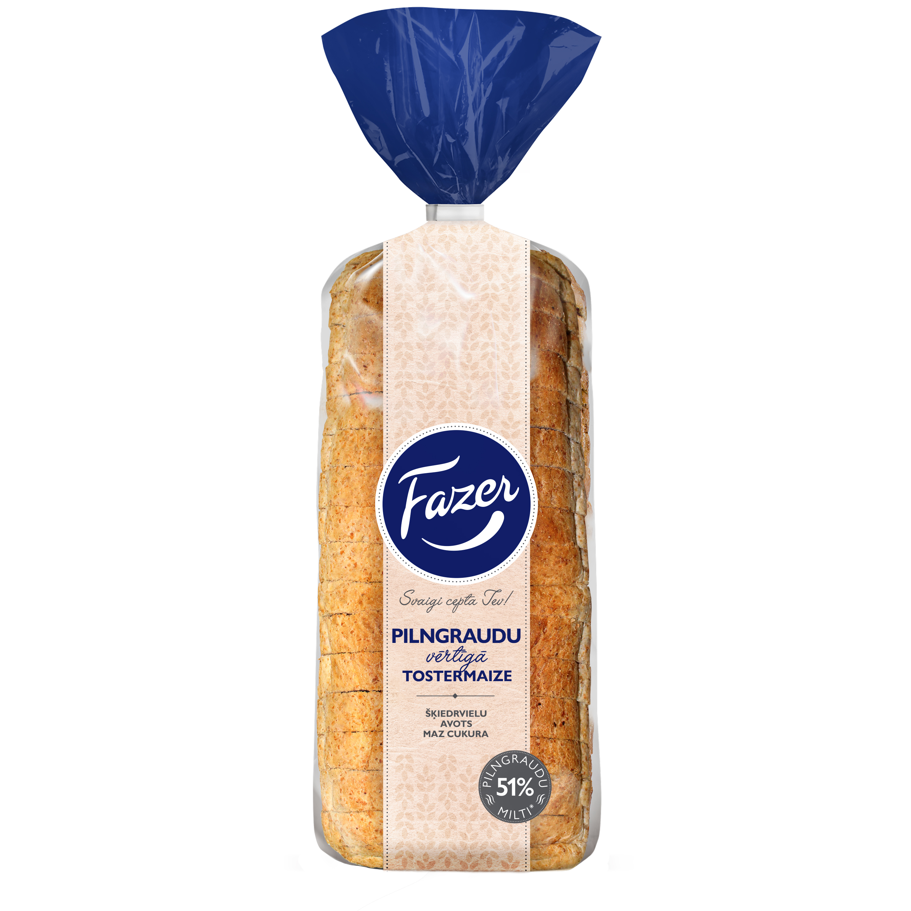 Pilngraudu vērtīgā tostermaize 500g, Fazer