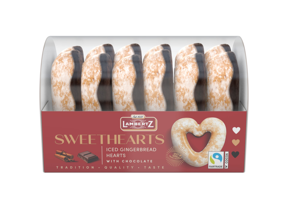 Piparkūkas ar glazūru Hearts 180g