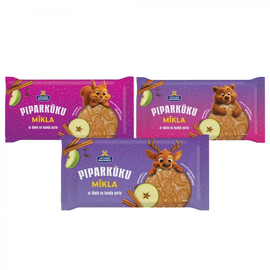 Piparkūku mīkla ābolu-kanēļa, 500g, Latvijas Maiznieks