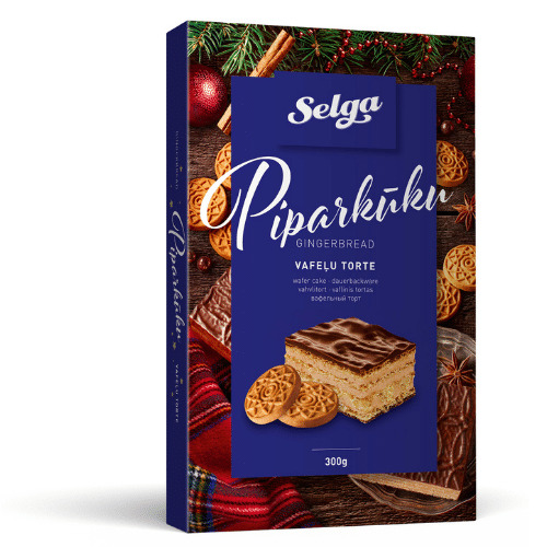 Piparkūku vafeļu torte 300g
