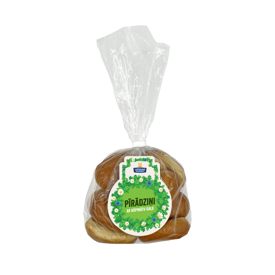 Pīrādziņi ar kūpinātu gaļu 10x20g, Latvijas Maiznieks