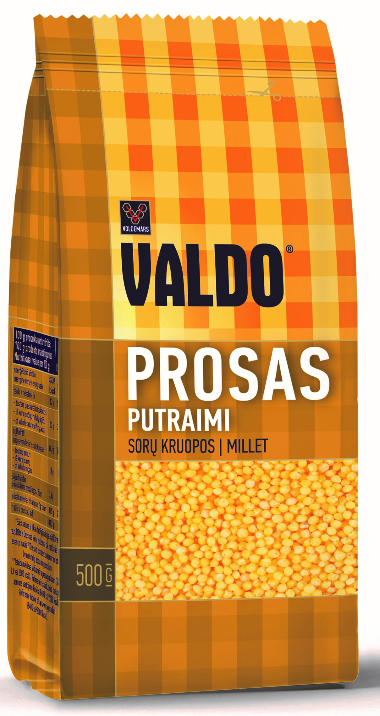 Putraimi prosas 500g, Valdo