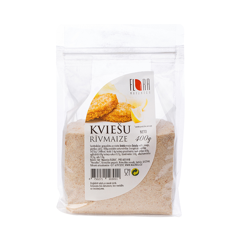Rīvmaize 400g, Flora Maiznīca