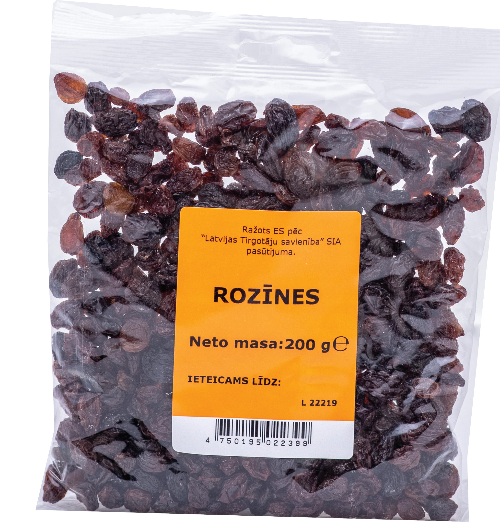 Rozīnes 200g, LaTS