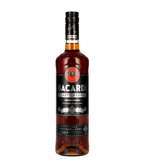 Rums Bacardi Carta Negra 37.5% 0.7l
