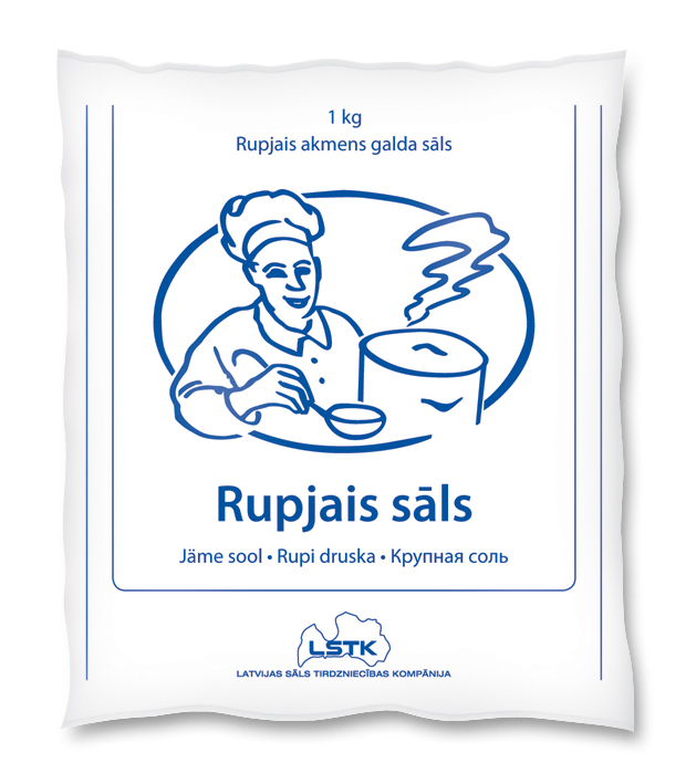 Rupjais akmens galda sāls Pavāriņš 1kg