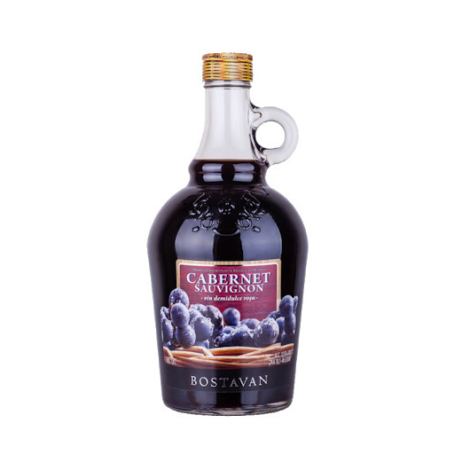 S.vīns Bostavan Cab. Sauv. pussaldais 11.5% 1l