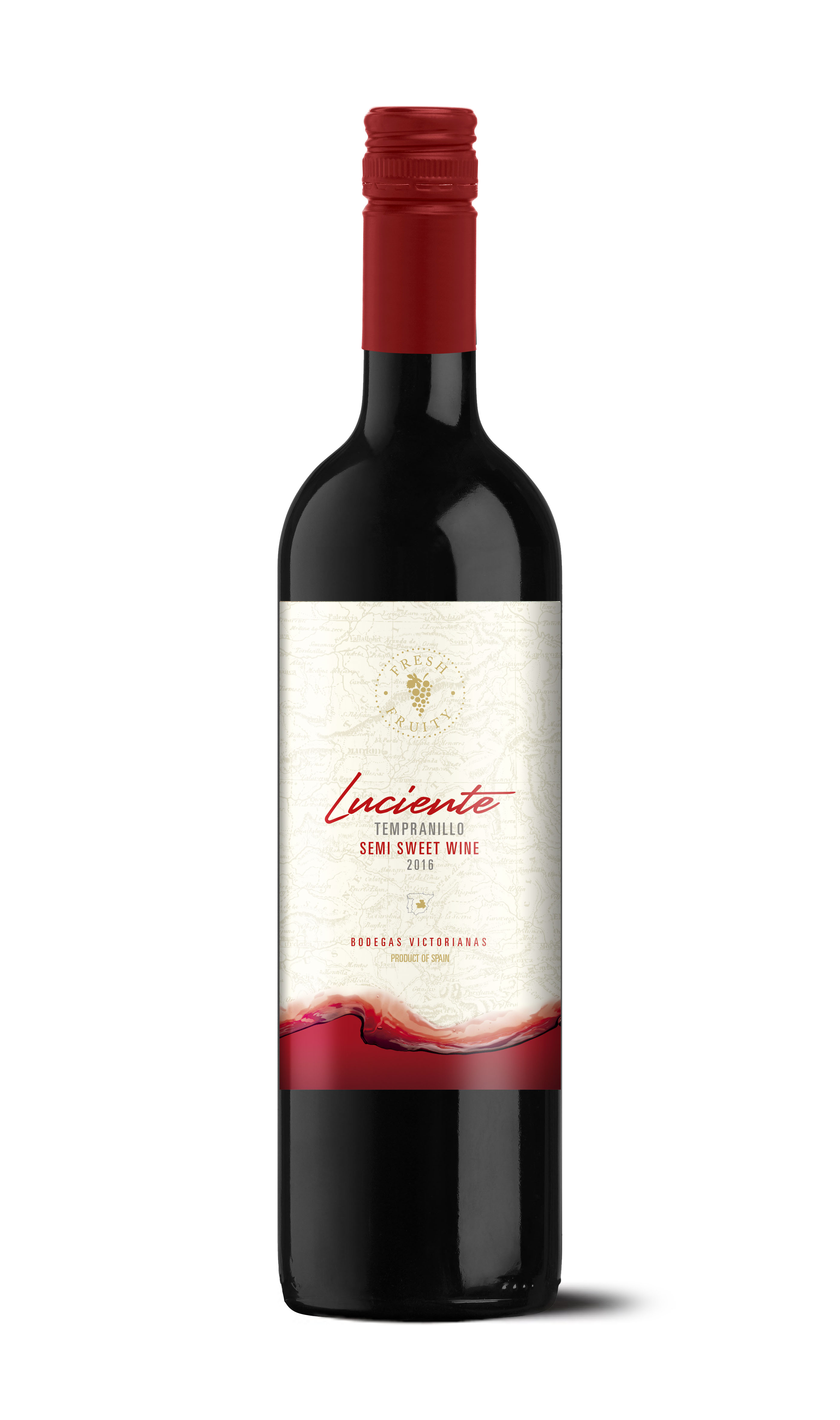 S.vīns Luciente pussaldais 13% 0.75l.