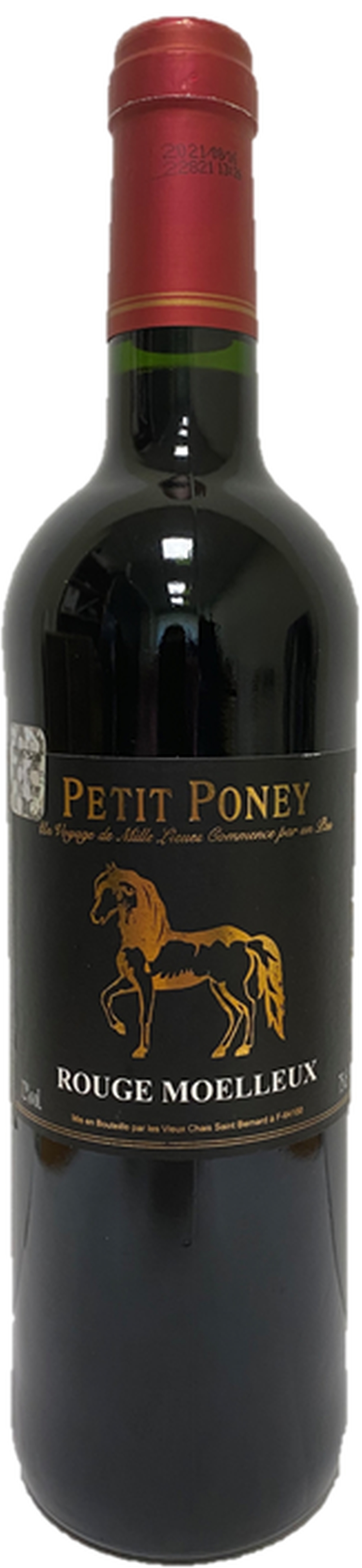 S.vīns Petit Poney Rouge pussaldais 12% 0.75l