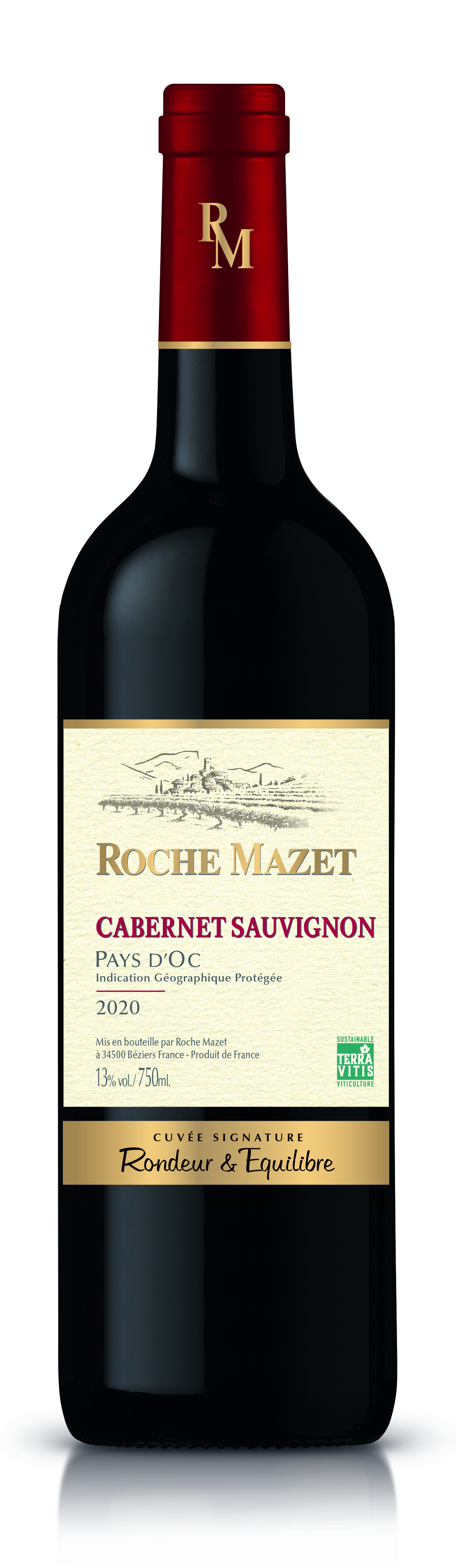 S.vīns Roche Mazet Cabernet Sauvignon sausais 13% 0.75l