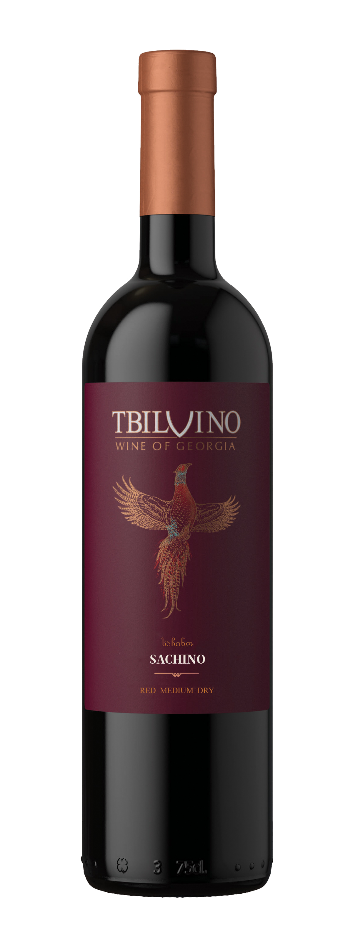 S.vīns Tbilvino Sachino pussausais 11% 0.75l