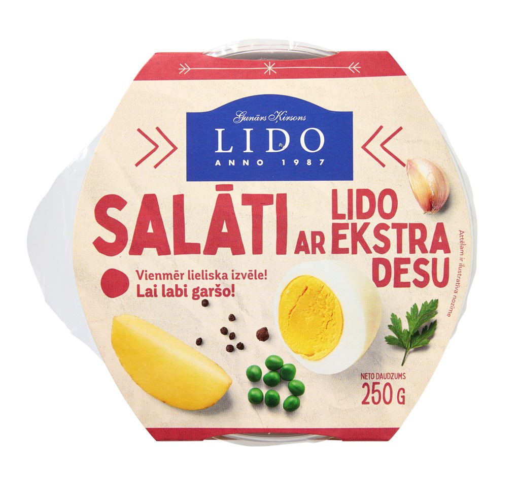 Salāti ar Ekstra desu 250g, Lido