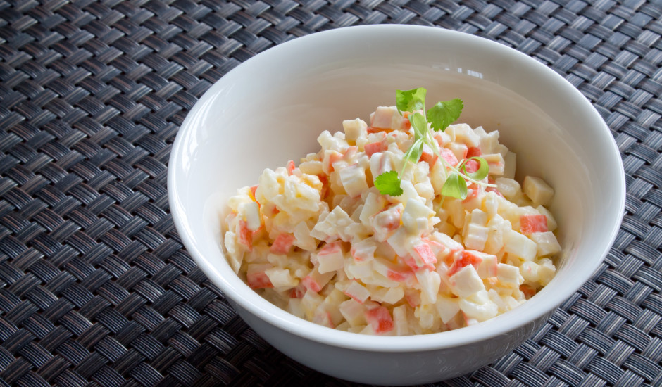 Salāti Krabju rīsu, sverami, Sala