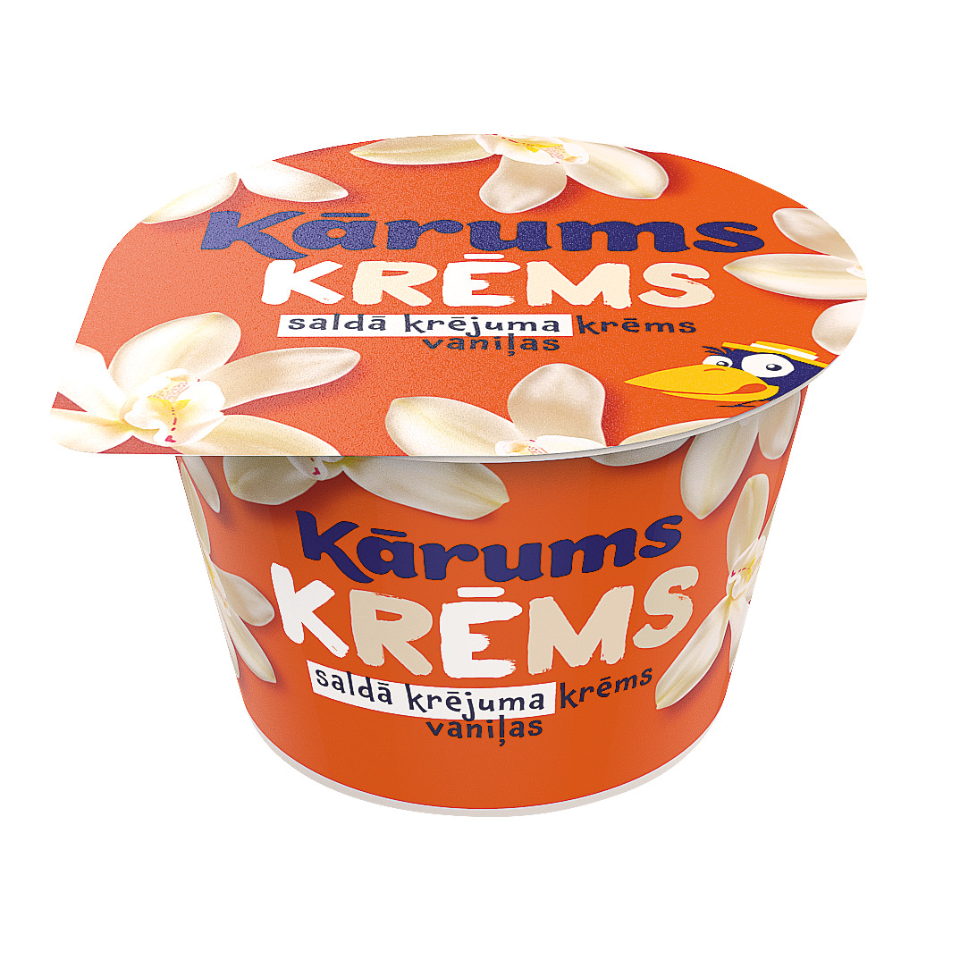 Saldā krējuma krēms vaniļas 150g, Kārums