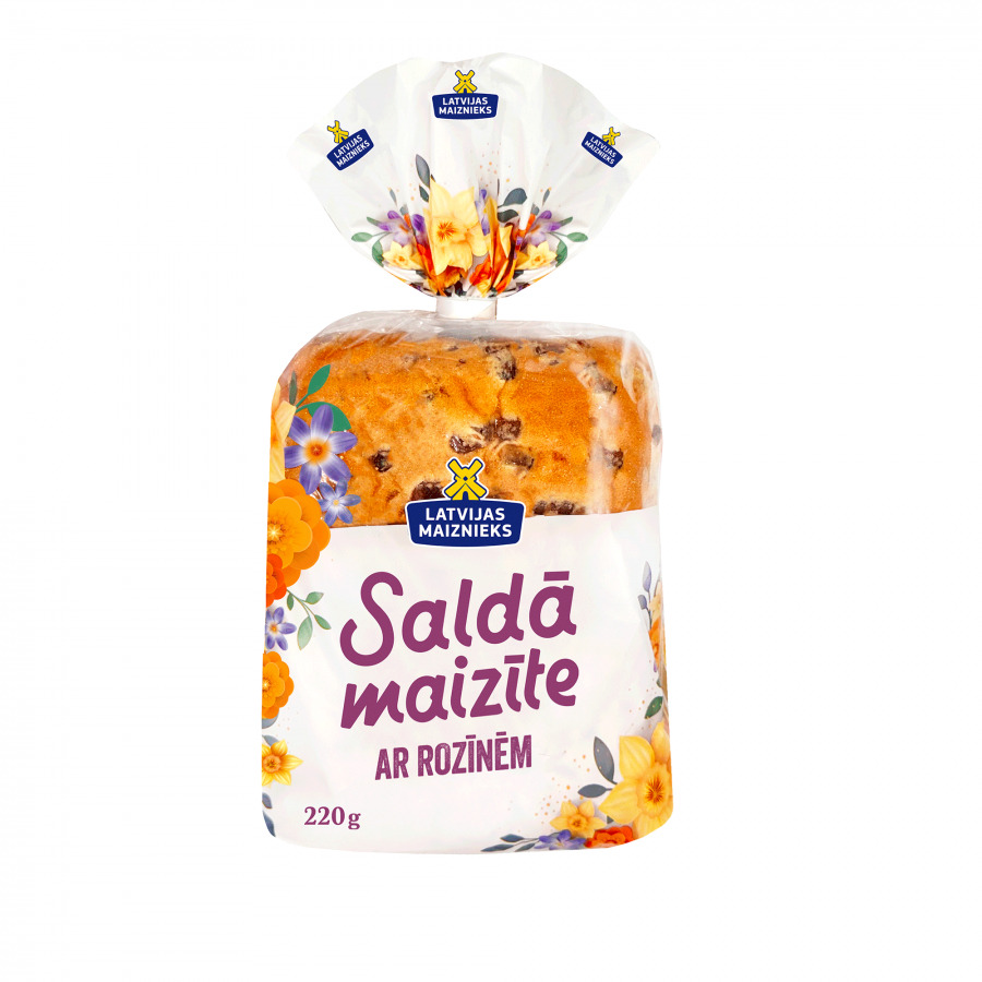 Saldā maizīte ar rozīnēm 220g