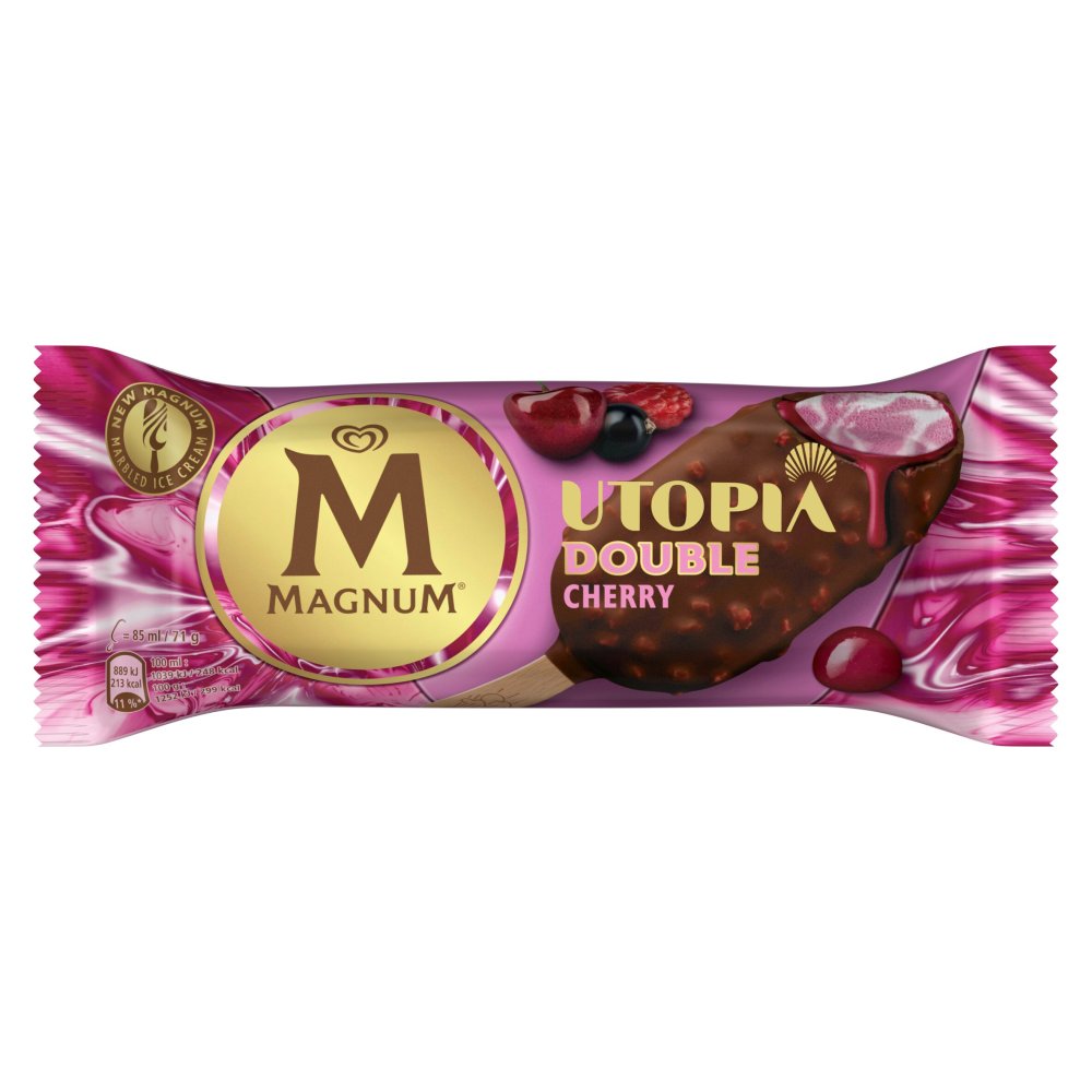 Saldējums Magnum Double Cherry 85ml/ 71g