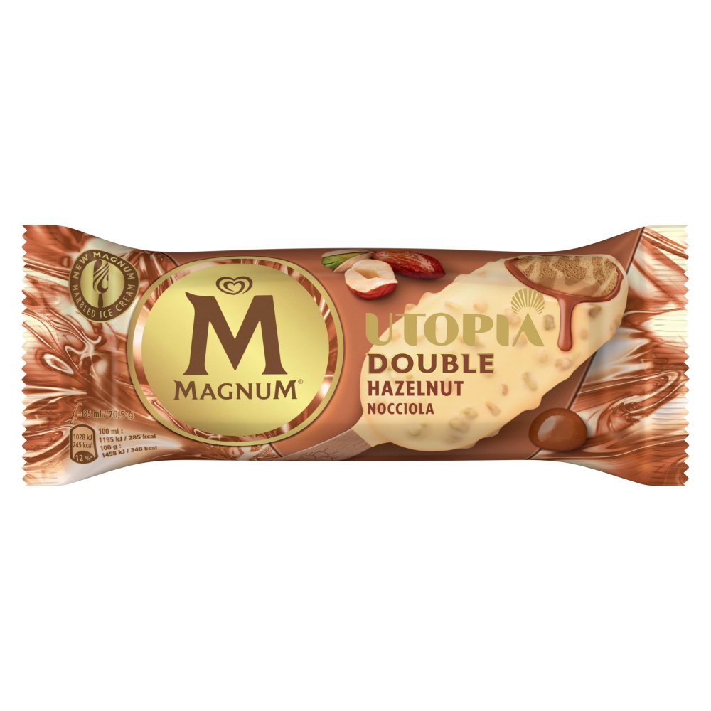 Saldējums Magnum Double Hazelnut 85ml/ 70g
