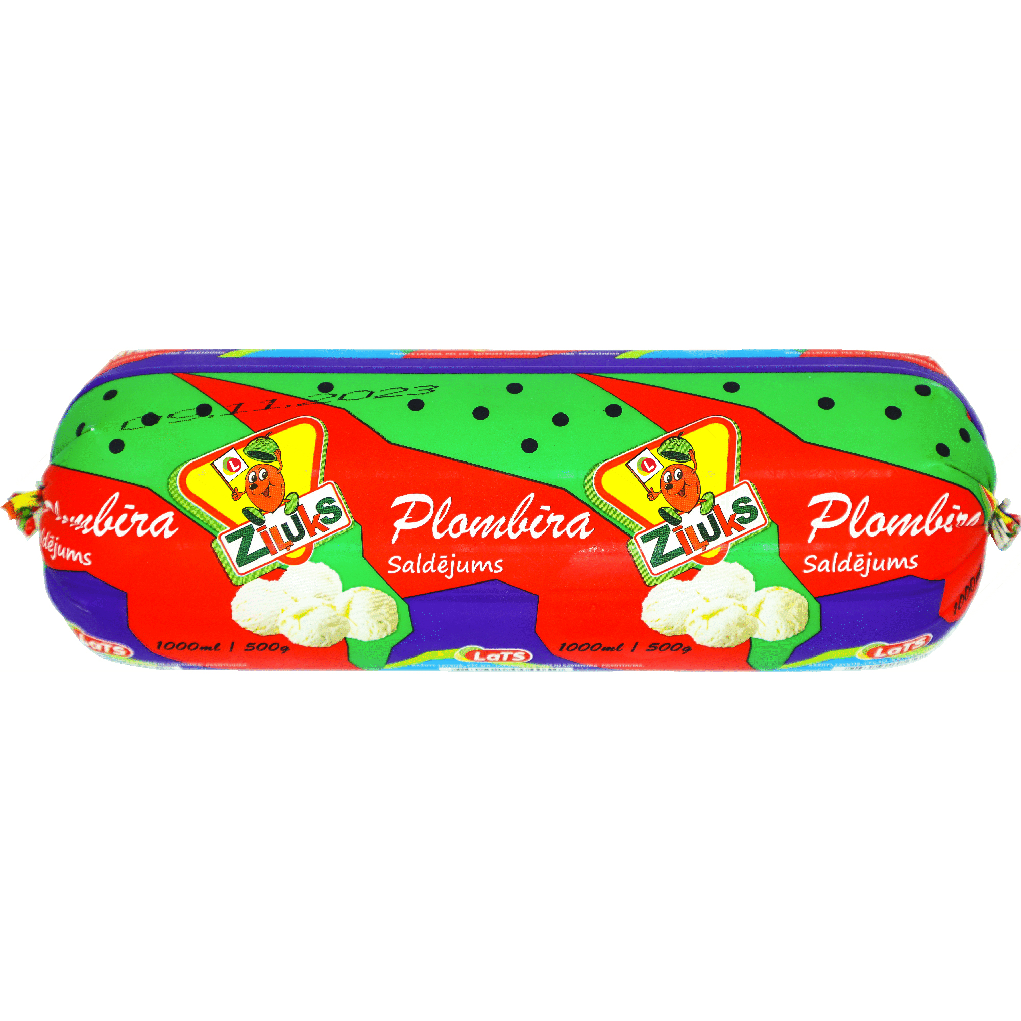 Saldējums Plombīra 1l/ 500g, Zīļuks