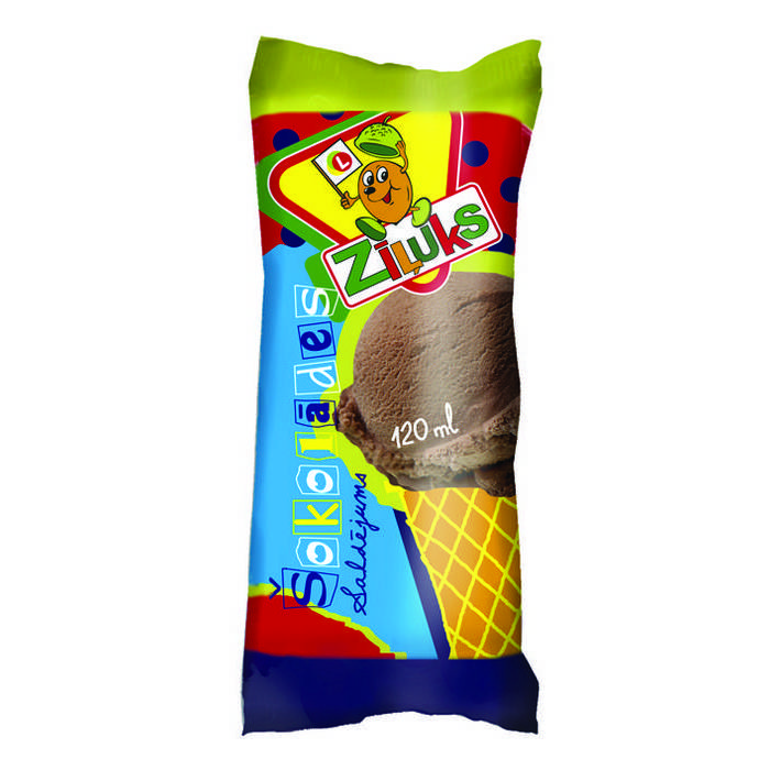 Saldējums šokolādes 120ml/ 65g, Zīļuks