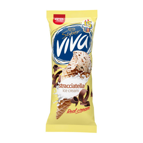 Saldējums Super Viva Stracciatella 170ml/96g, Ingman