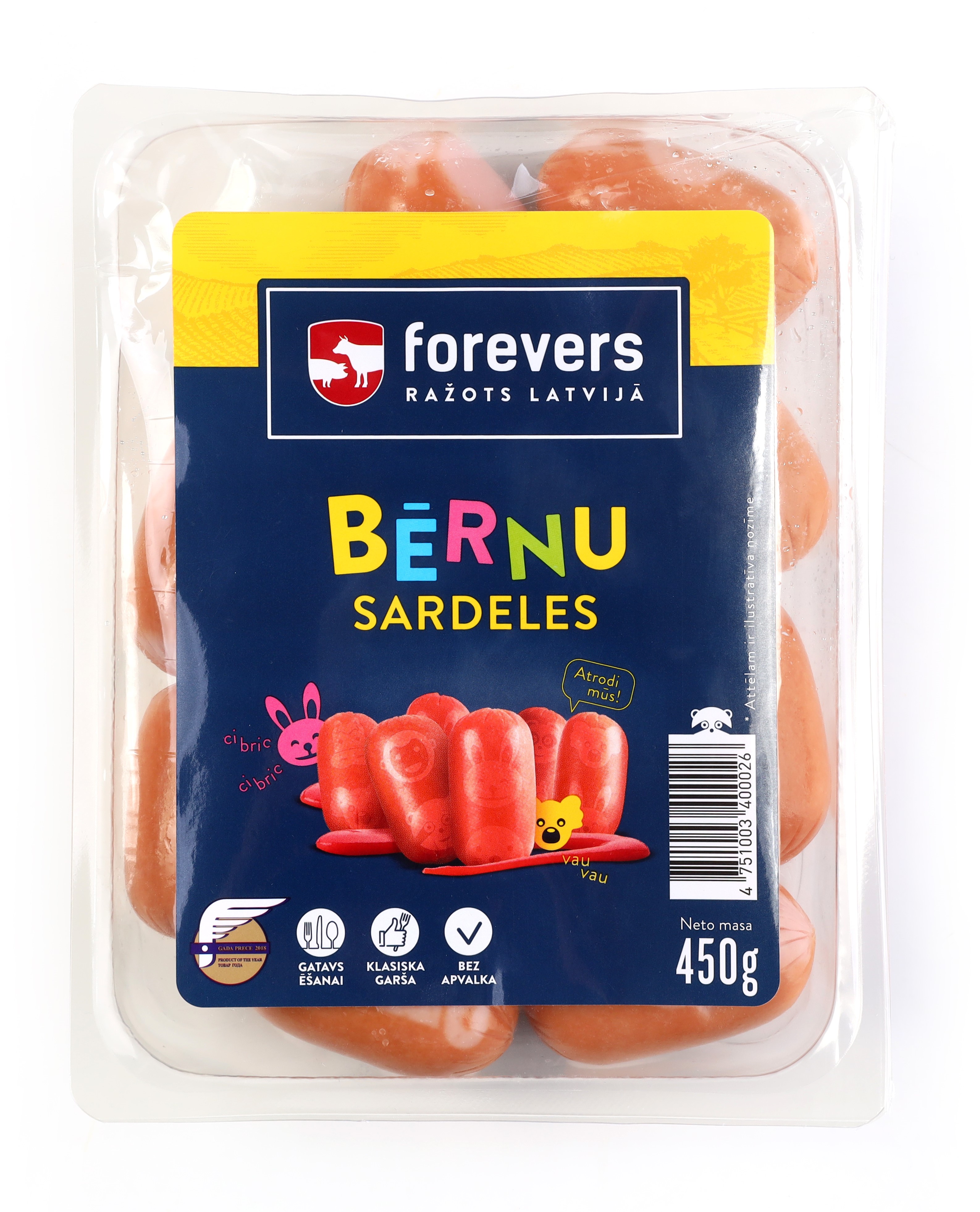 Sardeles Bērnu 450g, Forevers