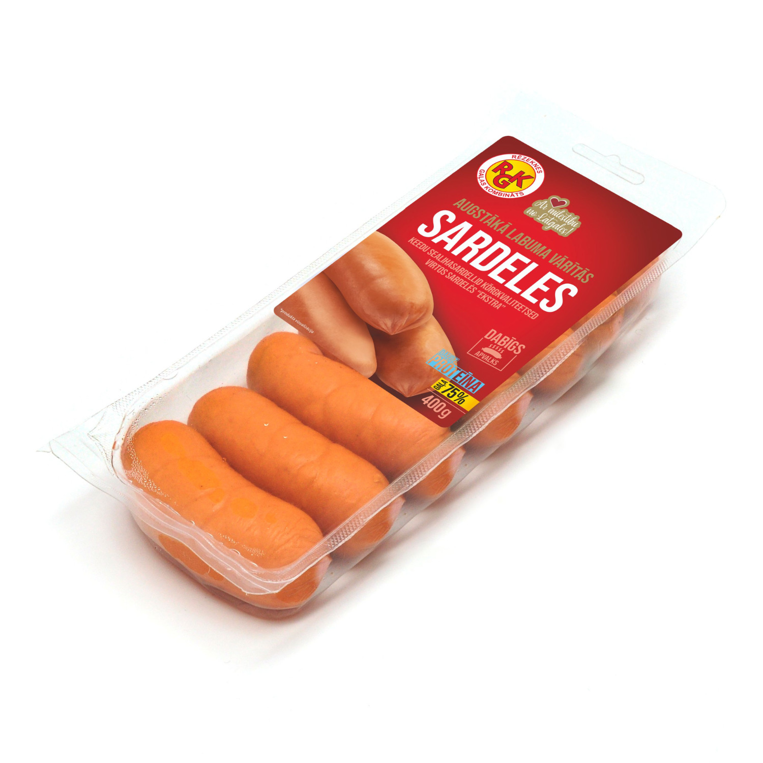 Sardeles vārītas augstākā labuma 400g, RGK
