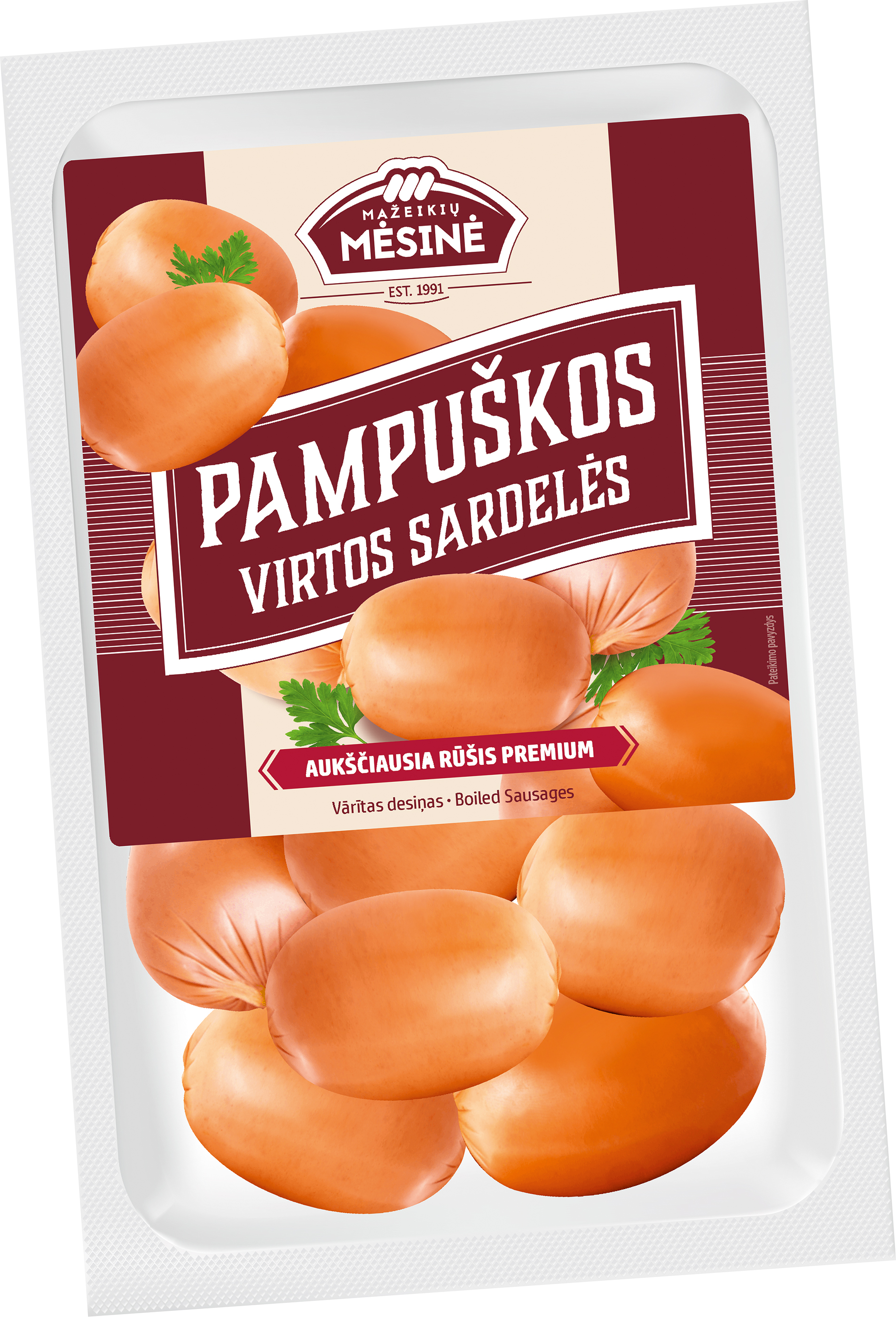 Sardeles vārītas Pampukos 550g