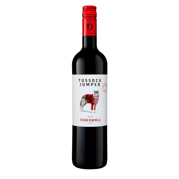 Sarkanvins TUSSOCK JUMPER Nero Davolo Organic, sauss, 14%, 0.75l
