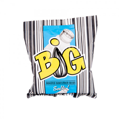 Saulespuķu sēklas grauzdētas, strīpainas ar sāli 150g, Big