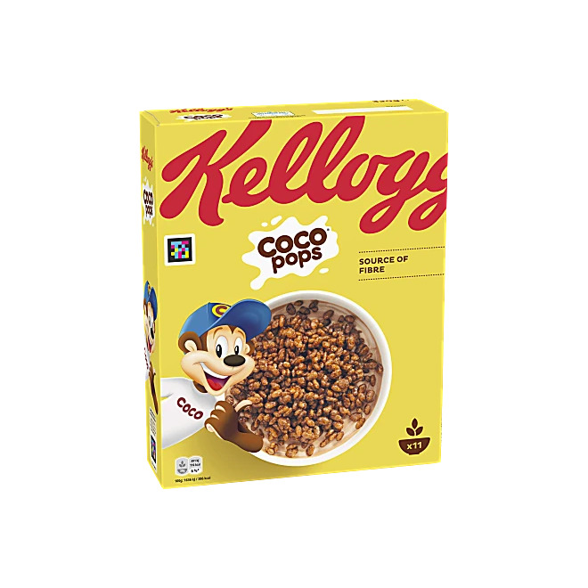 Sausās brokastu pārslas Coco Pops 330g, Kellogg's