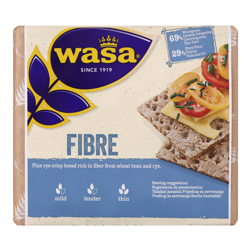 Sausmaizītes rudzu Fibre 230g, Wasa