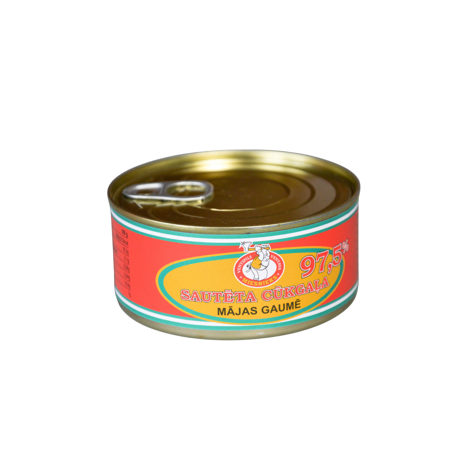 Sautēta cūkgaļa mājas gaumē 325g, Ventspils Miesnieks