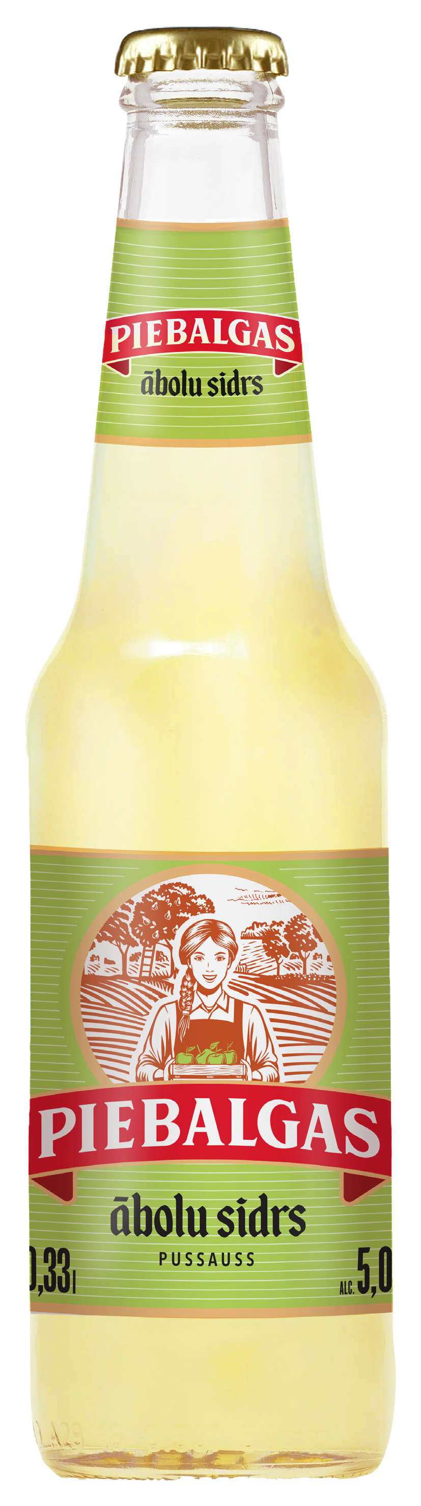 Sidrs Ābolu 5% 0.33l, Piebalgas