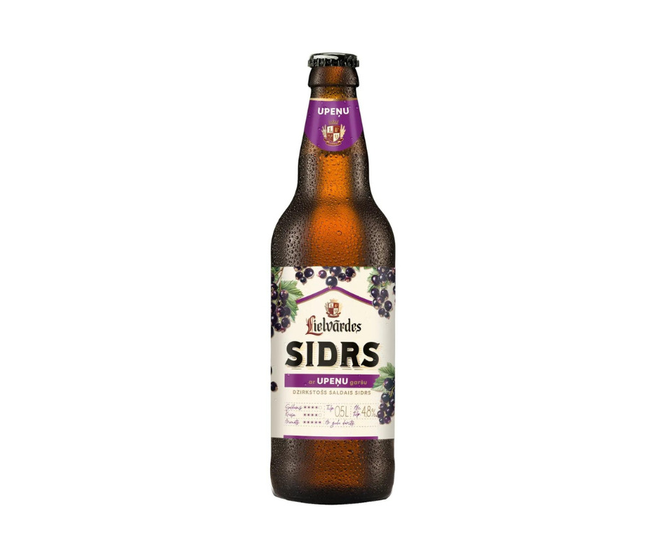 Sidrs ar upeņu garšu 4.8% 0.5l, Lielvārdes.