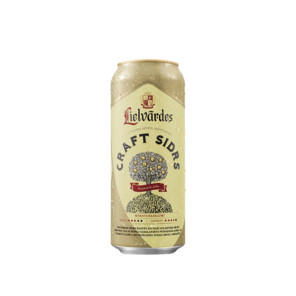 Sidrs Lielvārdes Craft 5.6% 0.5l CAN