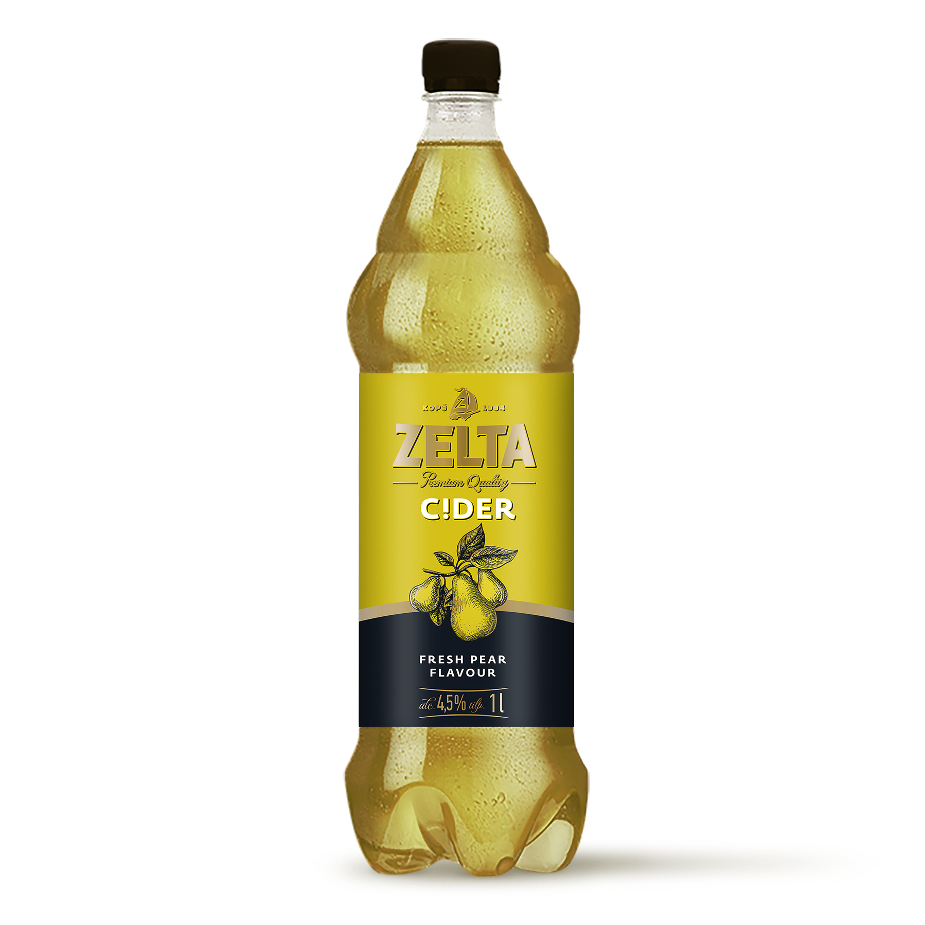 Sidrs Zelta C!DER Pear 4.5% 1l PET