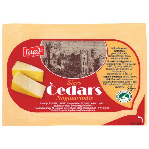 Siers Čedars 50%, Latgale
