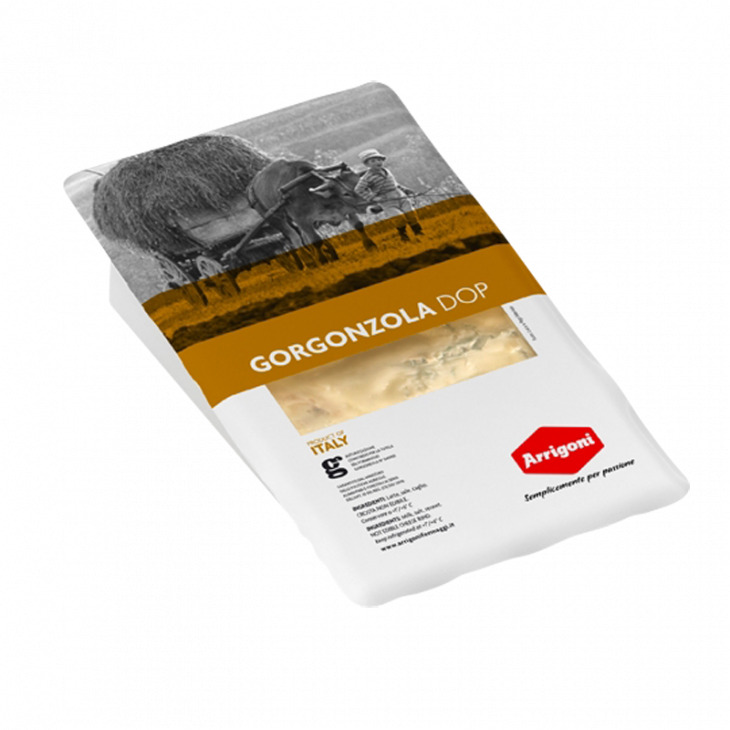 Siers Gorgonzola DOP Dolce, t.s.s. 48%, 8*200g, Arrigoni