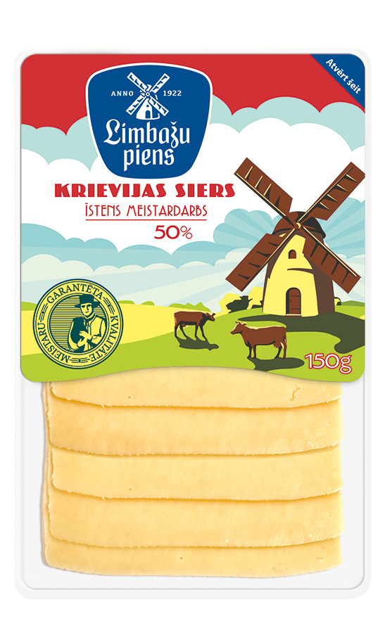 Siers "LP" Krievijas 50% šķēl. 150g