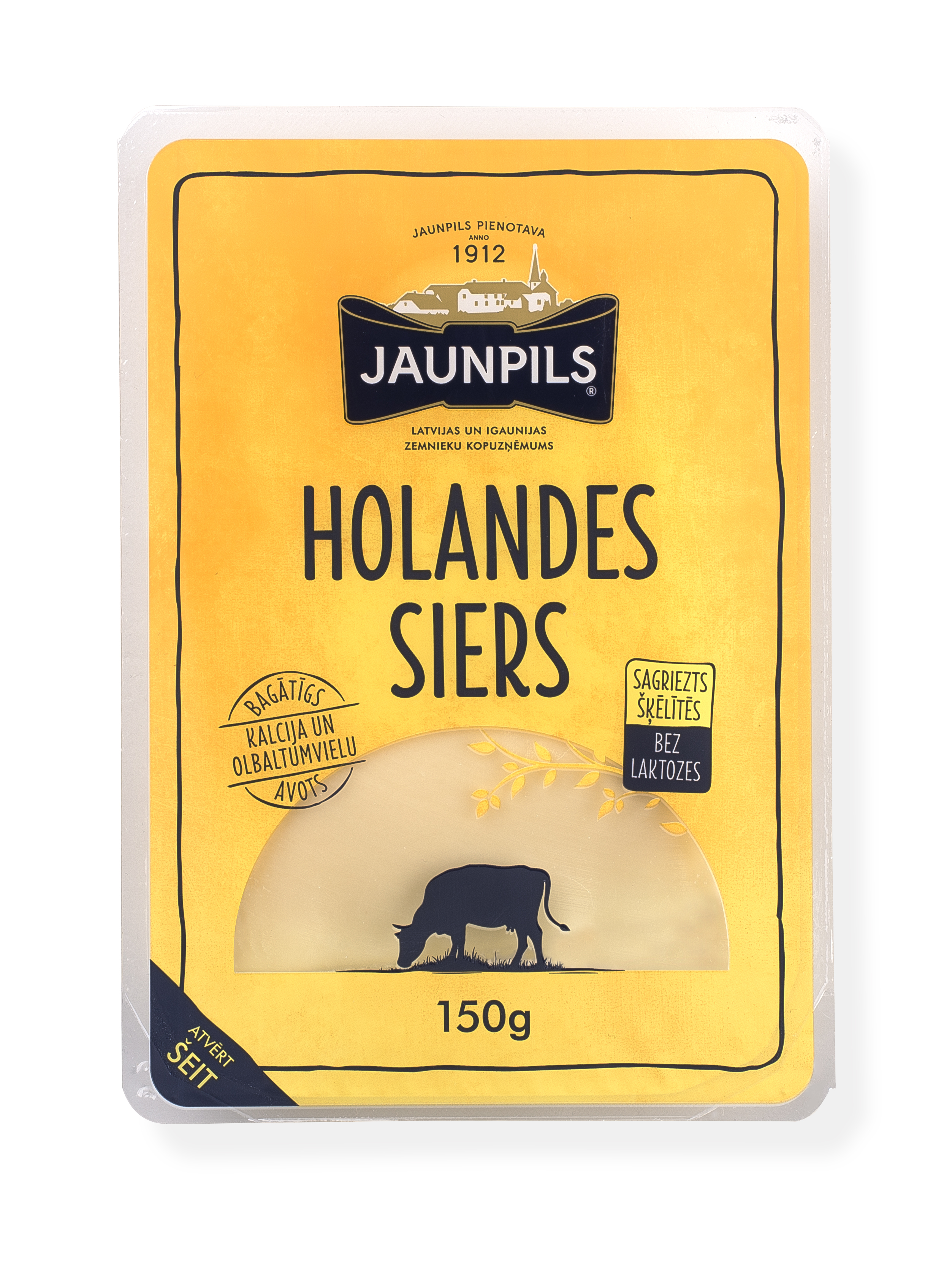 Siers šķēlītēs Holandes 150g, Jaunpils