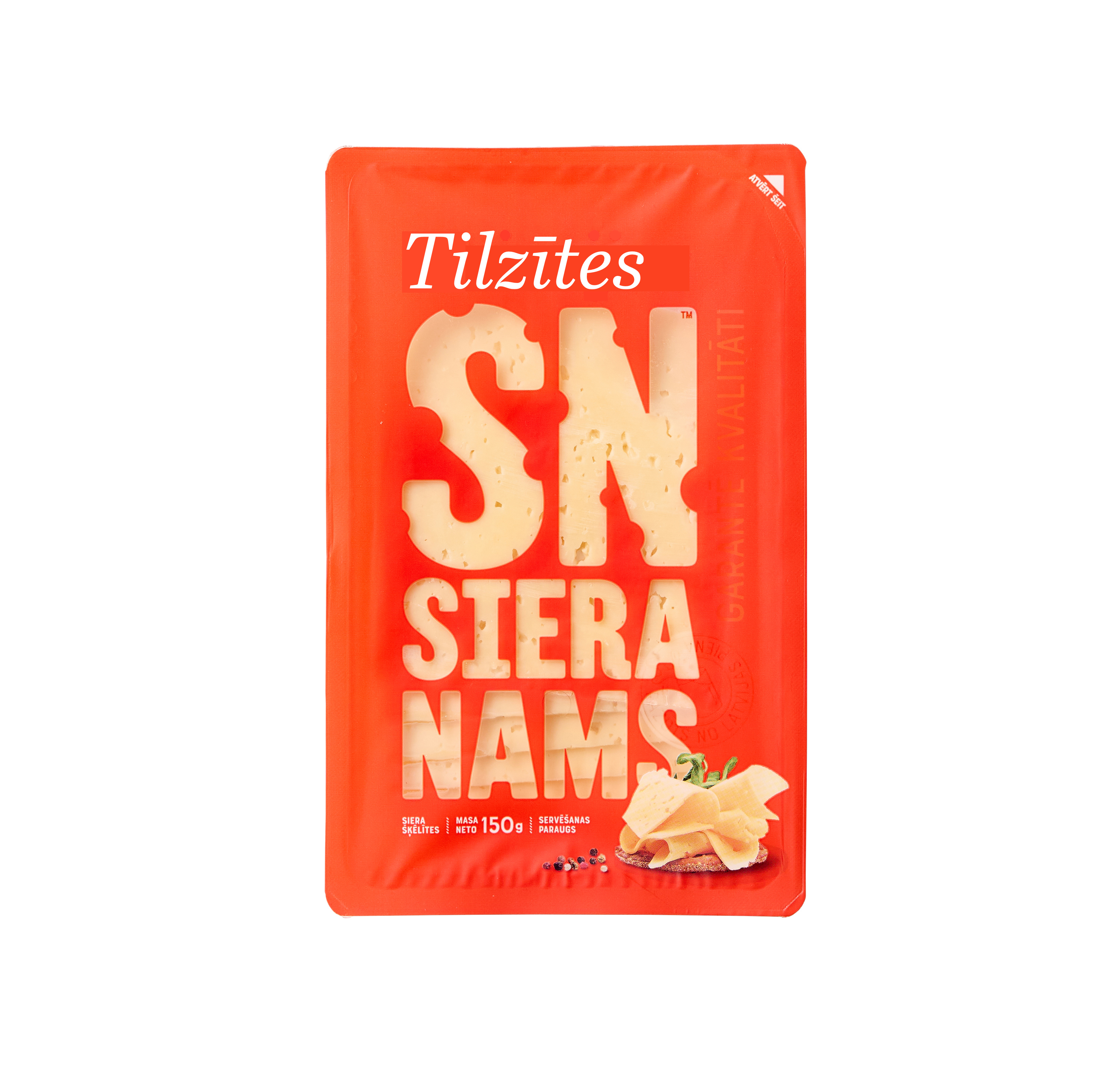 Siers Tilzītes šķēlītēs 150g, SN