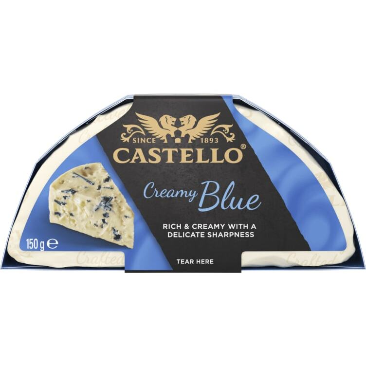 Siers Zilais 150g, Castello