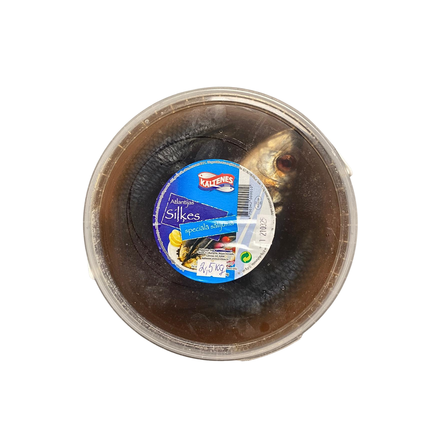 Siļķe garšvielu sālījumā, sverama, Kaltenes Zivis