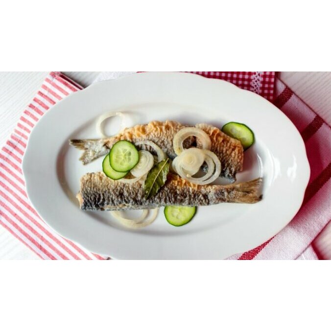 Siļķu filejas ceptas marinādē