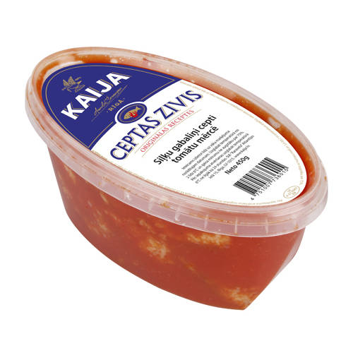 Siļķu fileju gabaliņi cepti tomātu mērcē 400g, Kaija