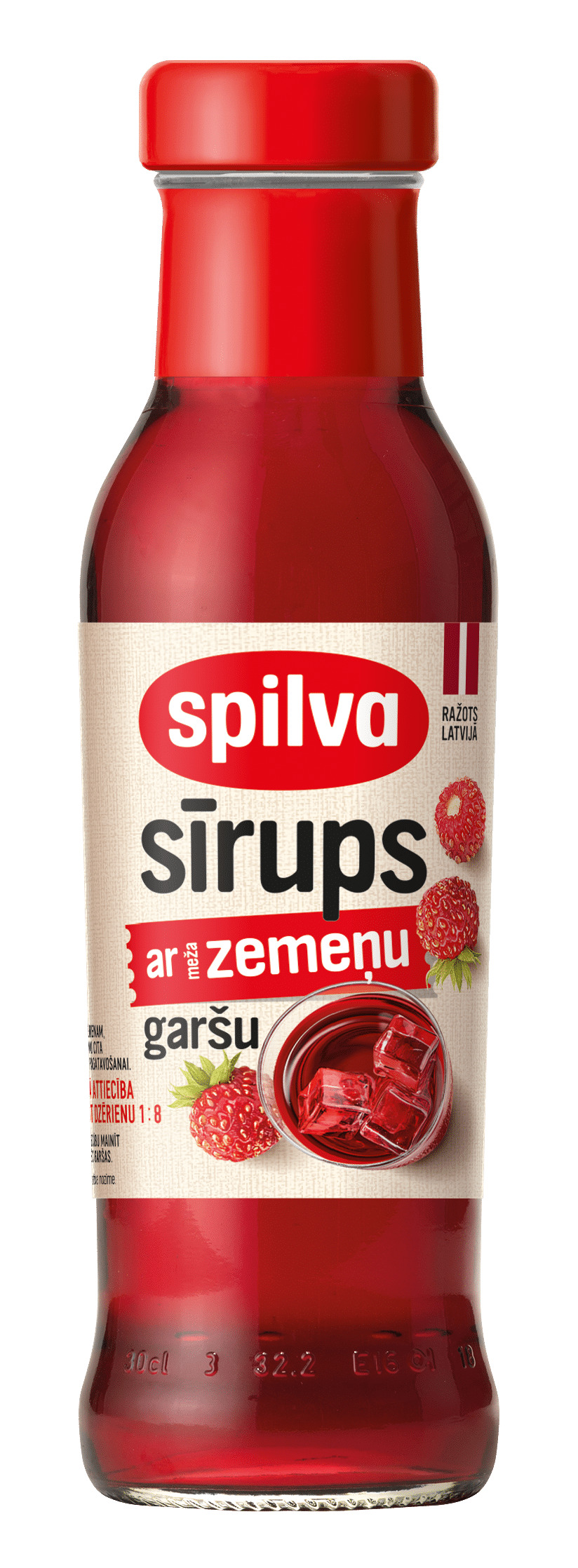 Sīrups ar m.zem.garšu 0.32l, Spilva