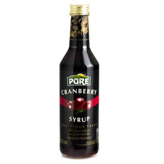 Sīrups Dzērveņu 350ml, Pūre