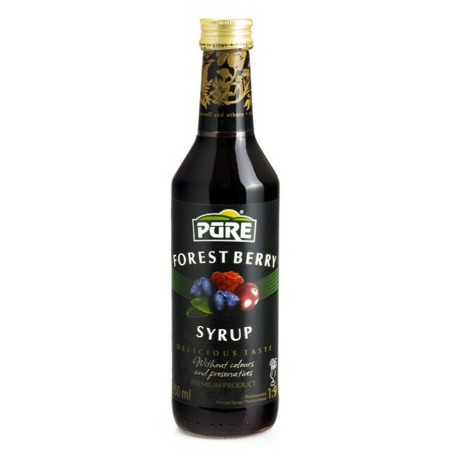Sīrups Meža ogu 350ml, Pūre
