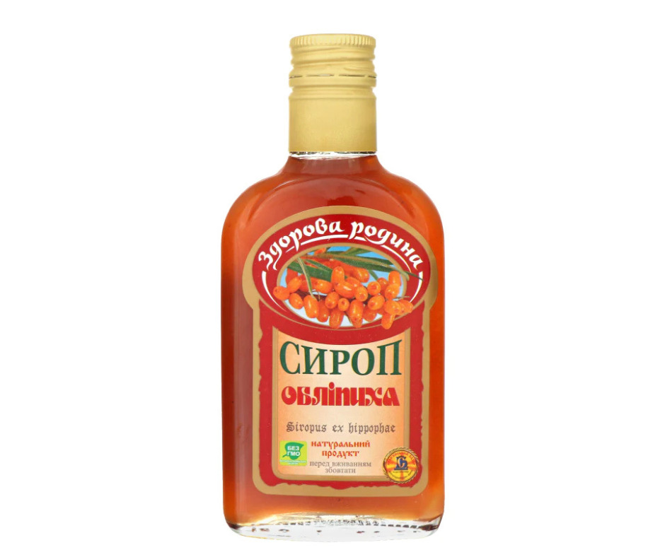 Sīrups smiltsērkšķu, glāzē 200ml